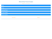 Tablet Screenshot of beauchamphouse.co.uk